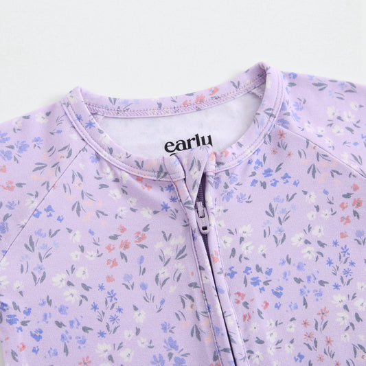 Bamboo Zip Sleeper - Brielle Floral