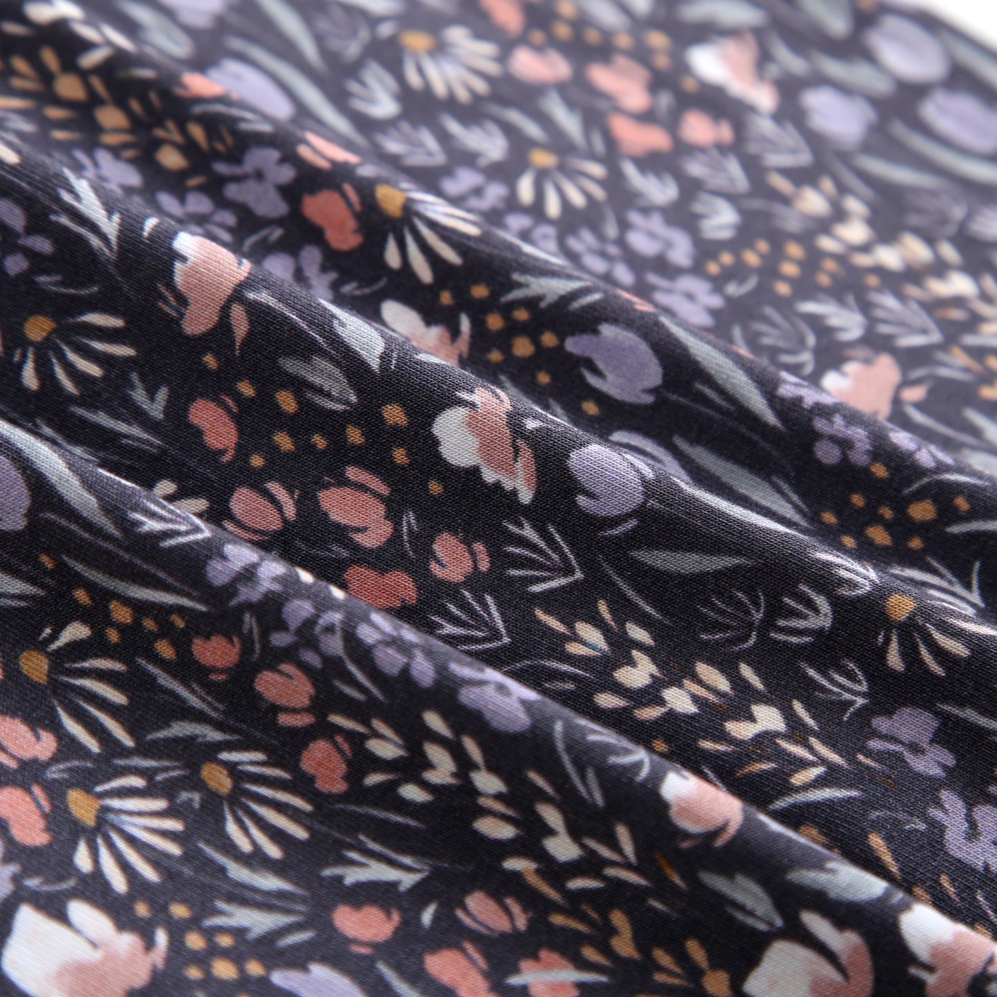Quilted Bamboo Blanket - 30x40 - Dark Vintage Garden