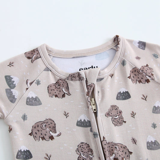 Bamboo Zip Sleeper - Mammoths