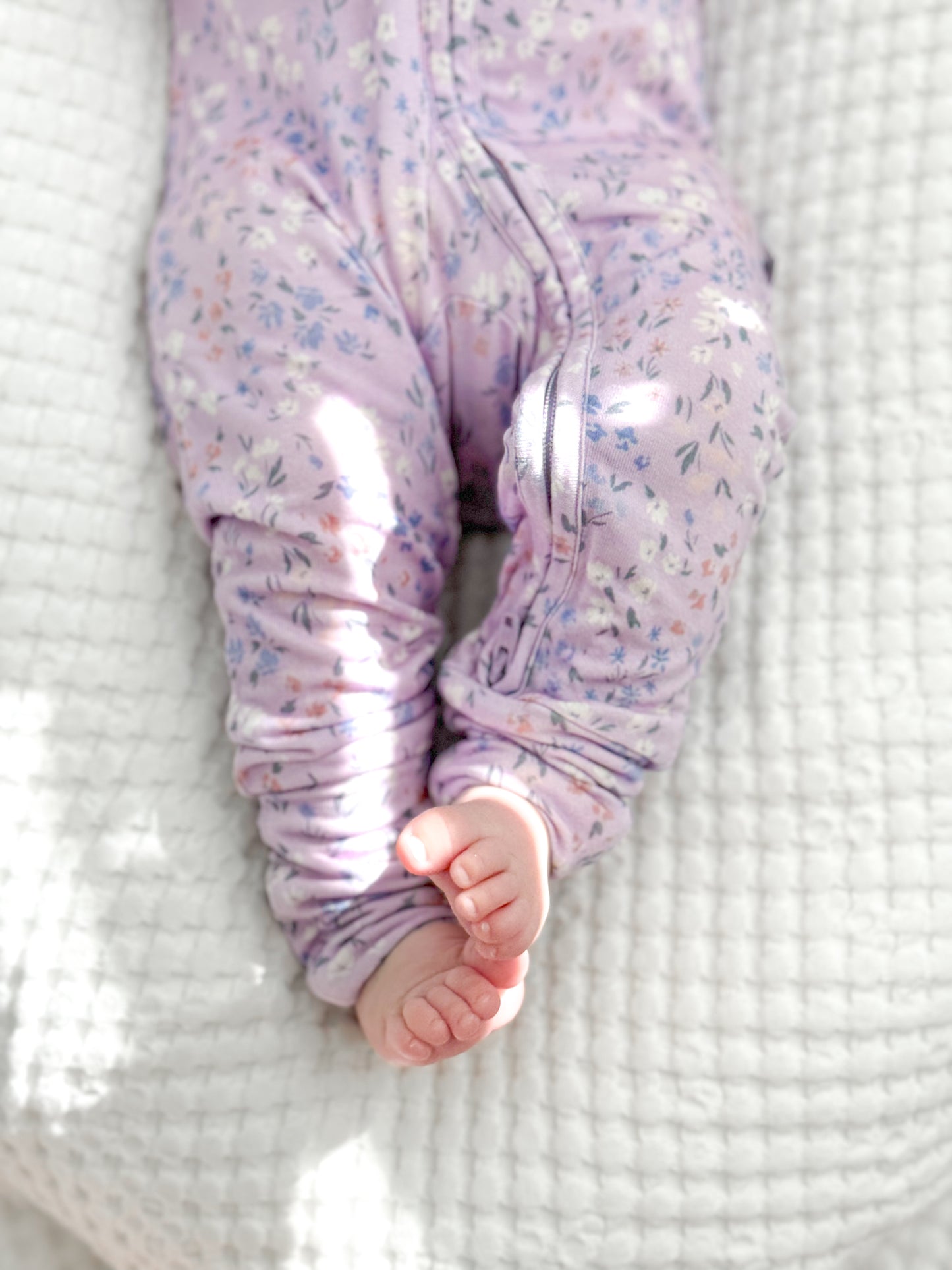 Bamboo Zip Sleeper - Brielle Floral
