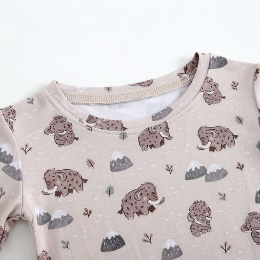 Bamboo 2-Piece Pjs - Mammoths