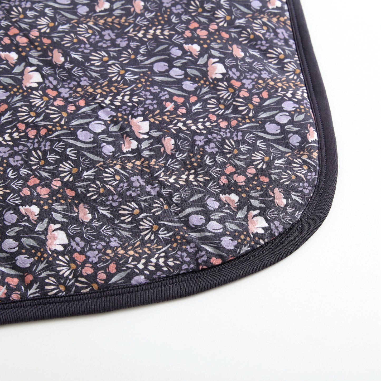 Quilted Bamboo Blanket - 30x40 - Dark Vintage Garden