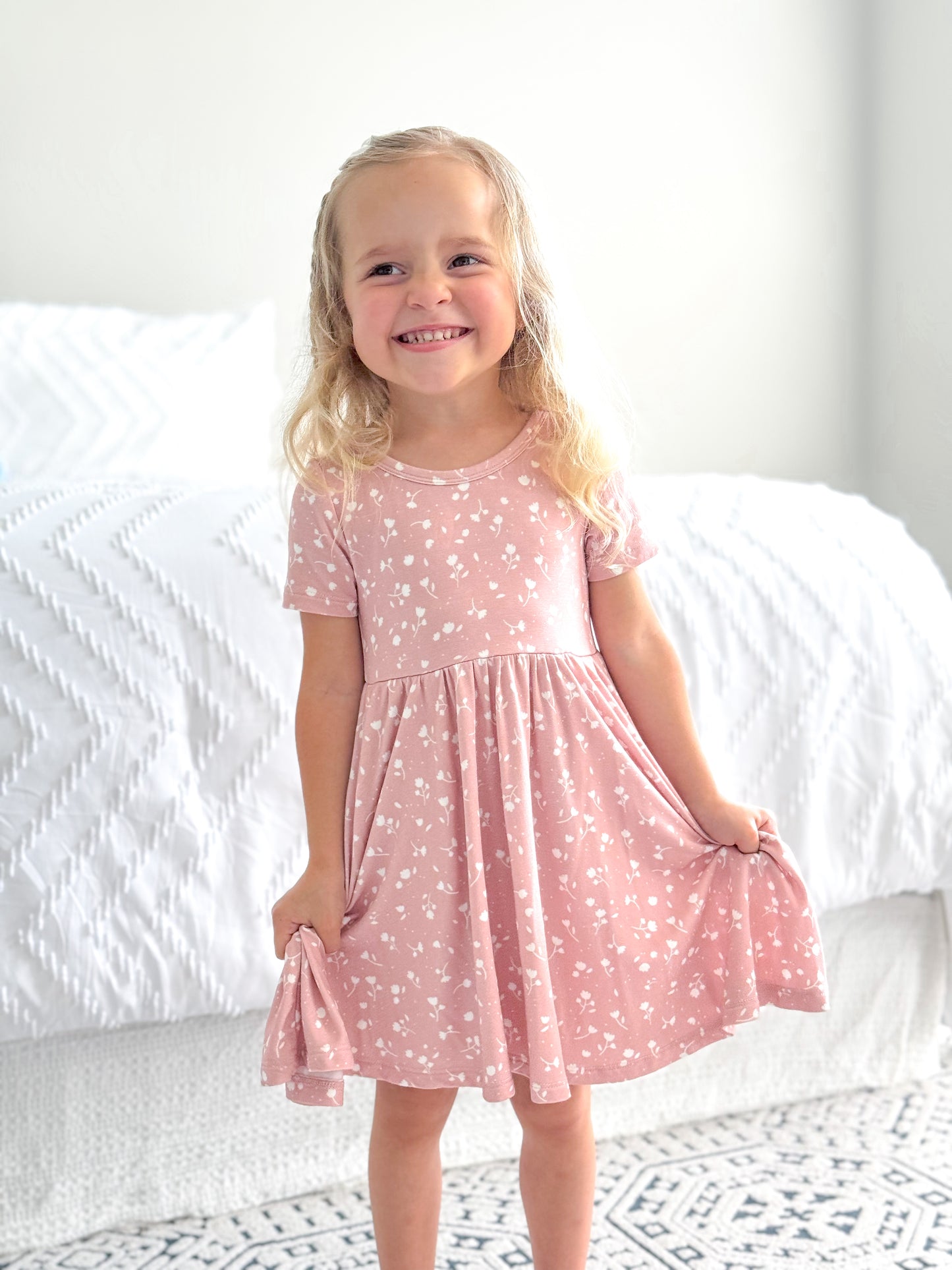 Bamboo Twirl Dress - Maren Floral