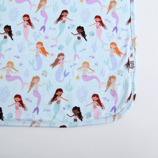 Bamboo/Plush Blanket - 50x70 - Mermaids