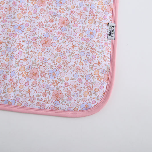 Doll Quilted Bamboo Blanket - 15x19 - Eloise Floral