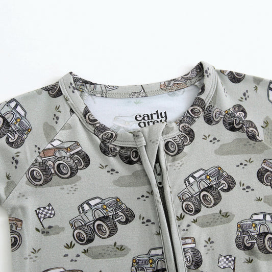 Bamboo Zip Sleeper - Monster Trucks