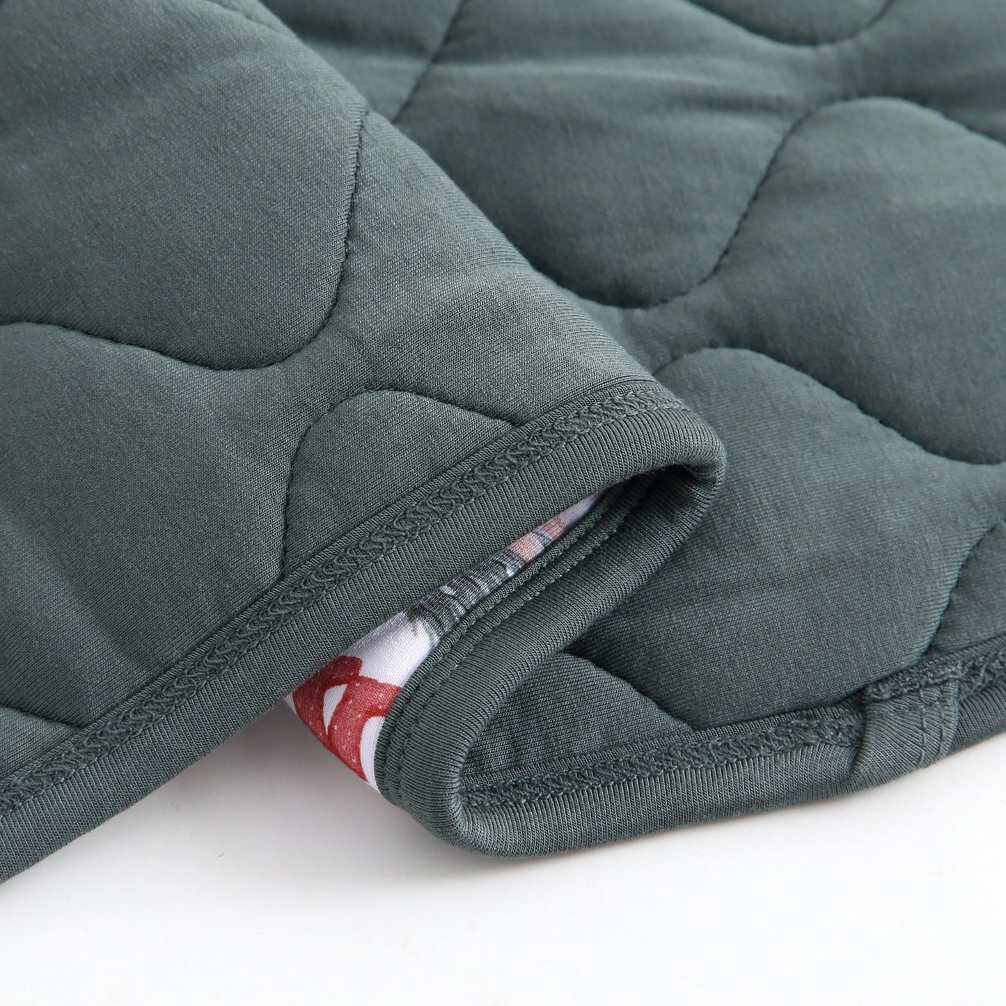 Doll Quilted Bamboo Blanket - 15x19 - Christmas Farm