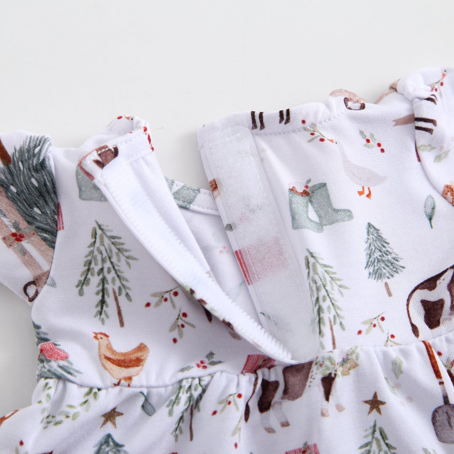 Doll Twirl Dress - Christmas Farm
