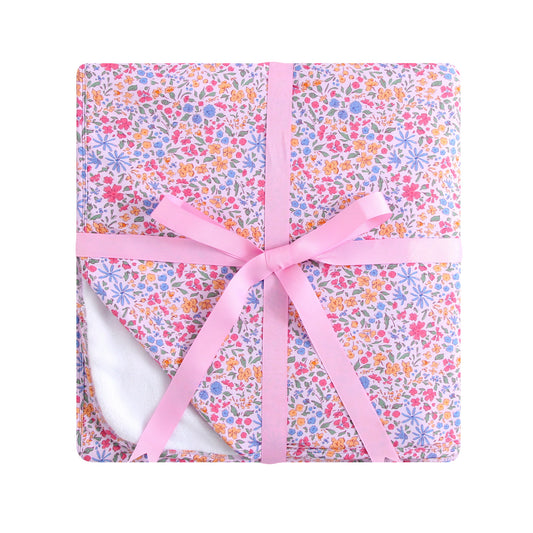 Bamboo/Plush Blanket - 50x70 - Stella Floral