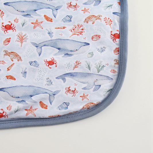 Quilted Bamboo Blanket - 30x40 - Cove