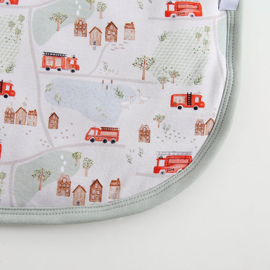 Quilted Bamboo Blanket - 50x70 - Fire Trucks