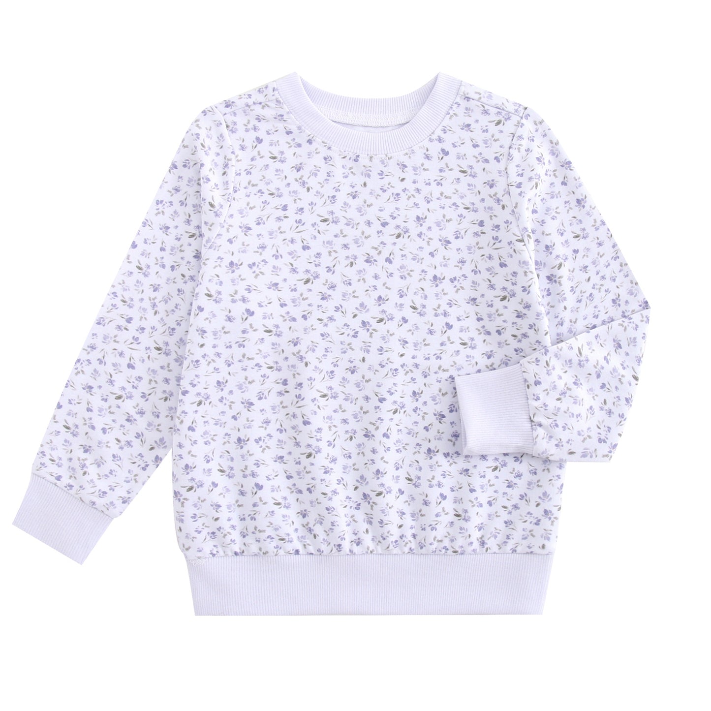 Pullover - Ditsy Blue Floral