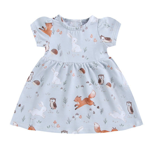 Doll Twirl Dress - Woodland Animals