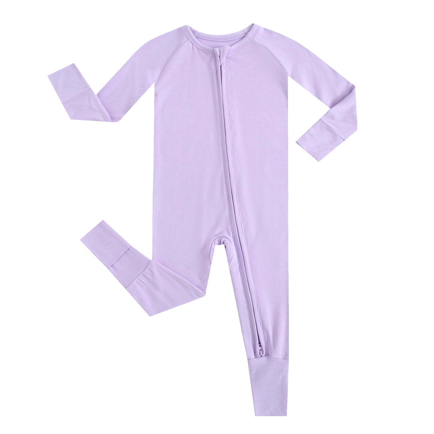 Bamboo Zip Sleeper - Pastel Lilac