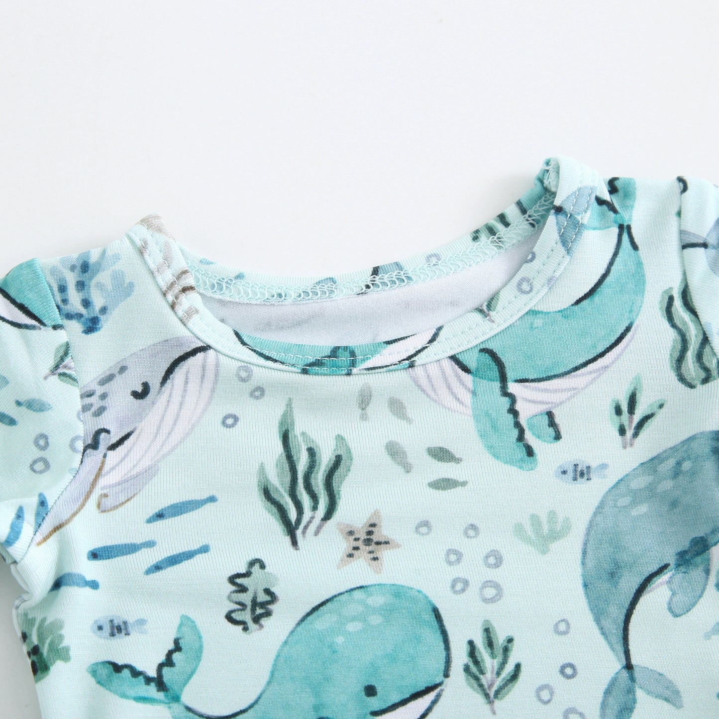 Doll 2-Piece Pjs - Whales