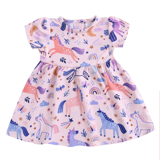 Doll Twirl Dress - Unicorns