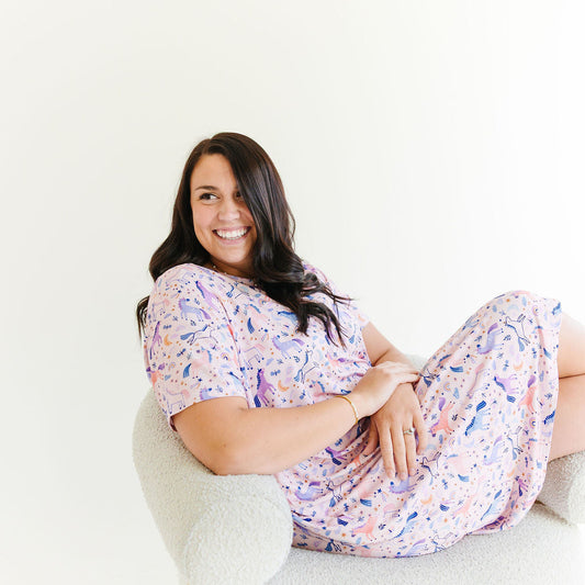 Women's Lounge Dress - Unicorns