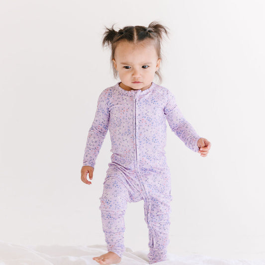 Bamboo Zip Sleeper - Brielle Floral