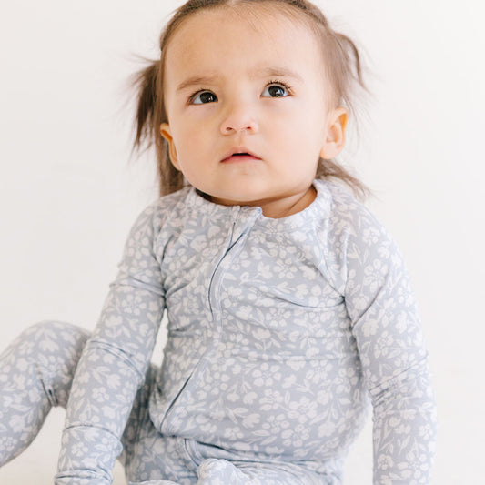 Bamboo Zip Sleeper - Freya Floral