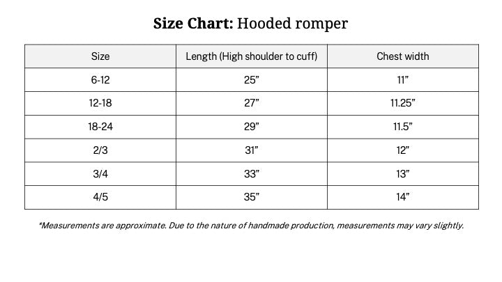 Hooded Romper
