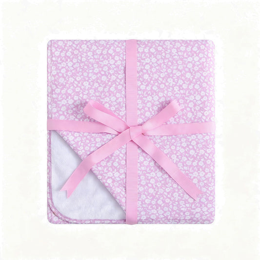 Bamboo/Plush Blanket - 50x70 - Lucy Floral