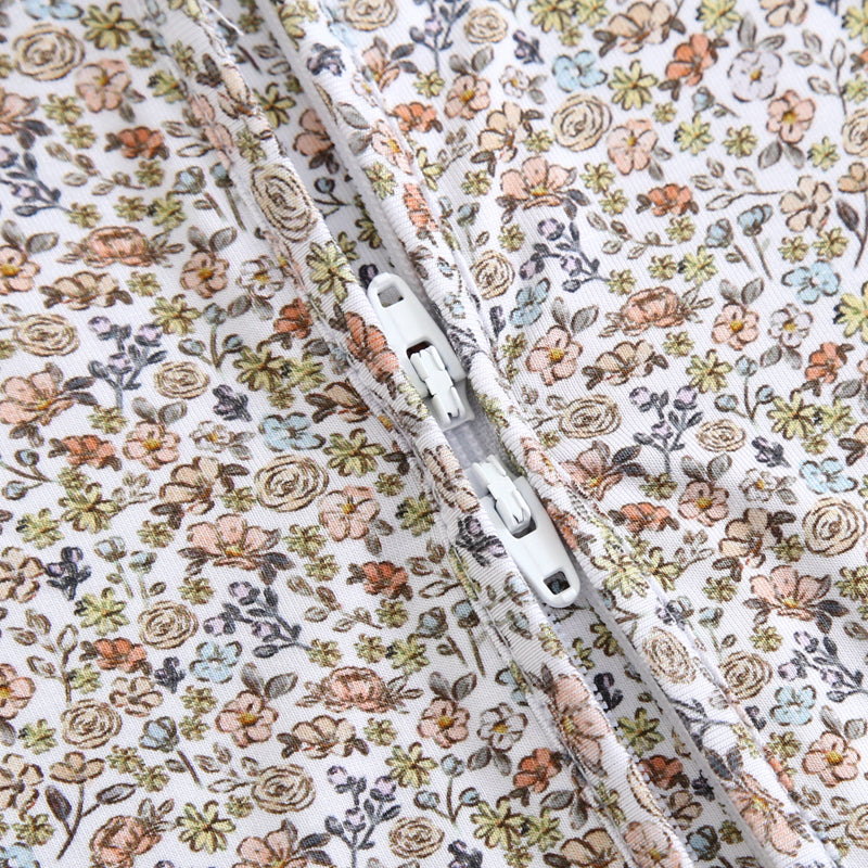 Bamboo Zip Sleeper - Antique Floral *Print error - FINAL SALE*