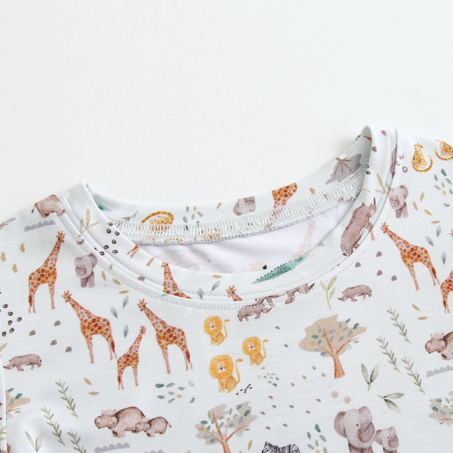 Bamboo 2-Piece Pjs - Safari