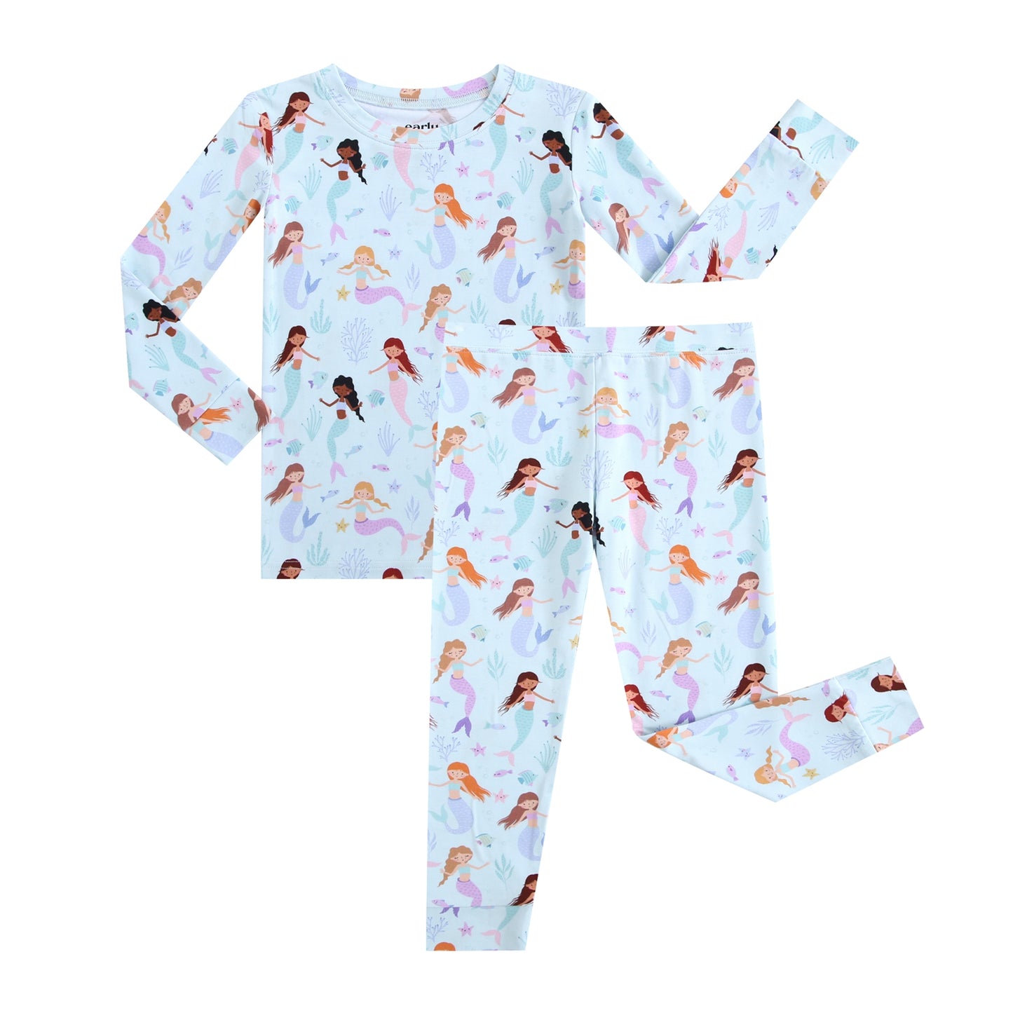 Bamboo 2-Piece Pjs - Mermaids
