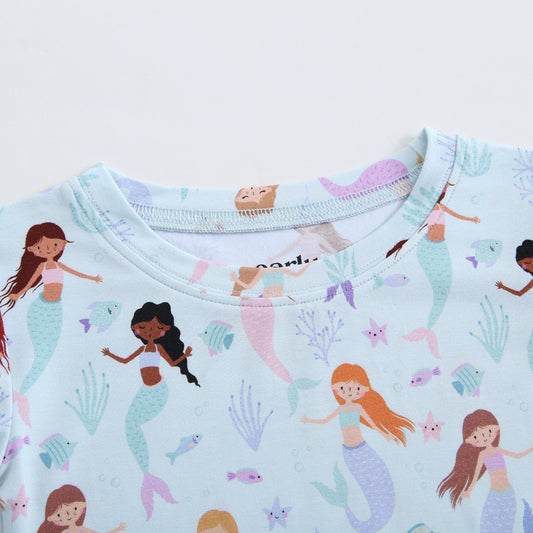 Bamboo 2-Piece Pjs - Mermaids