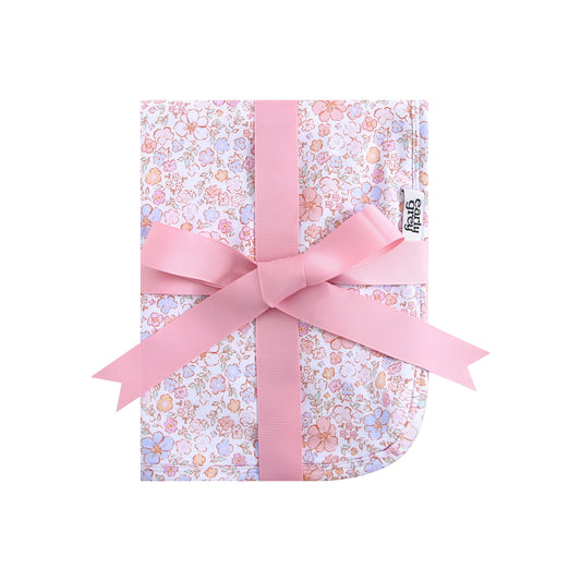 Doll Bamboo/Plush Blanket - 15x19 - Eloise Floral
