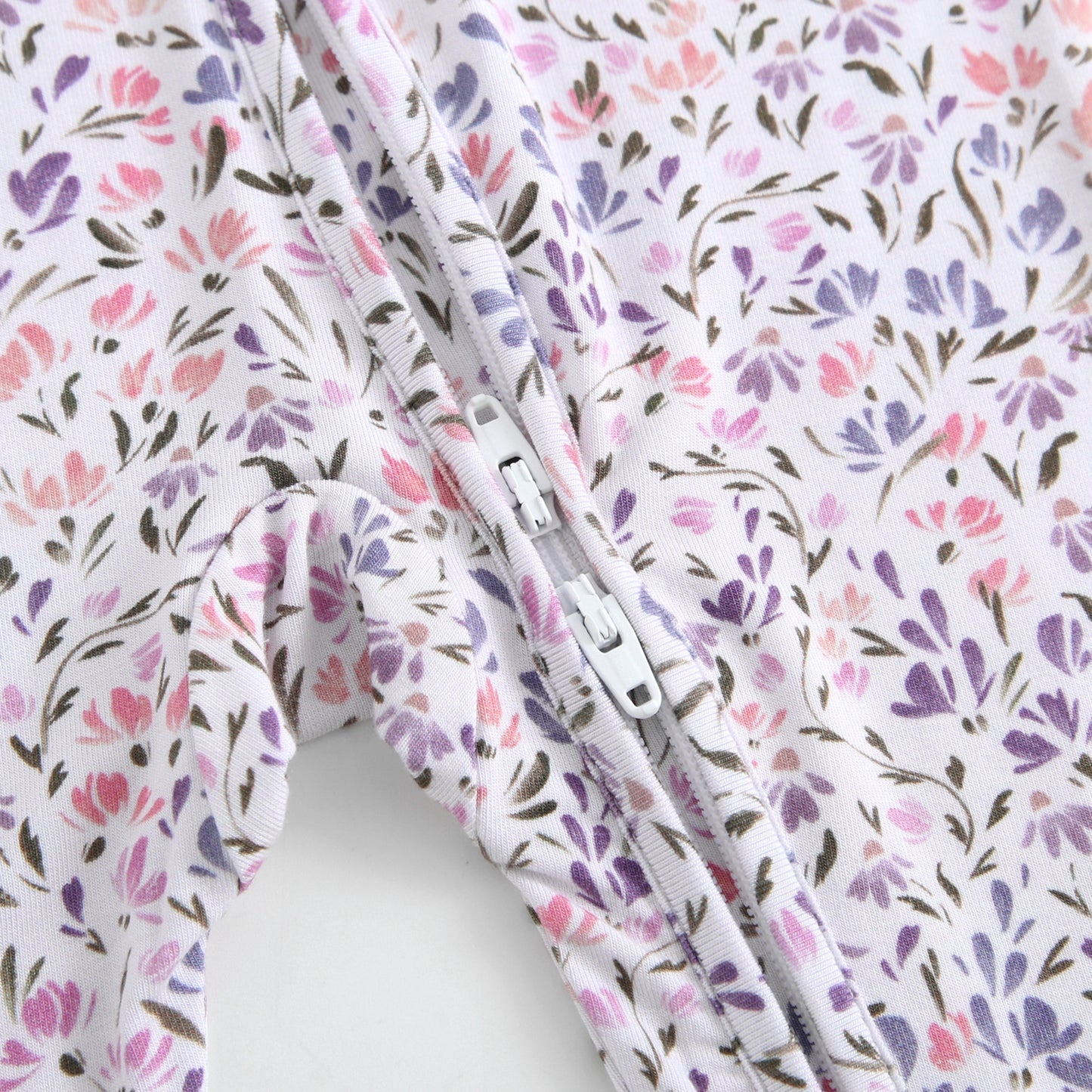 Bamboo Zip Sleeper - Claire Floral