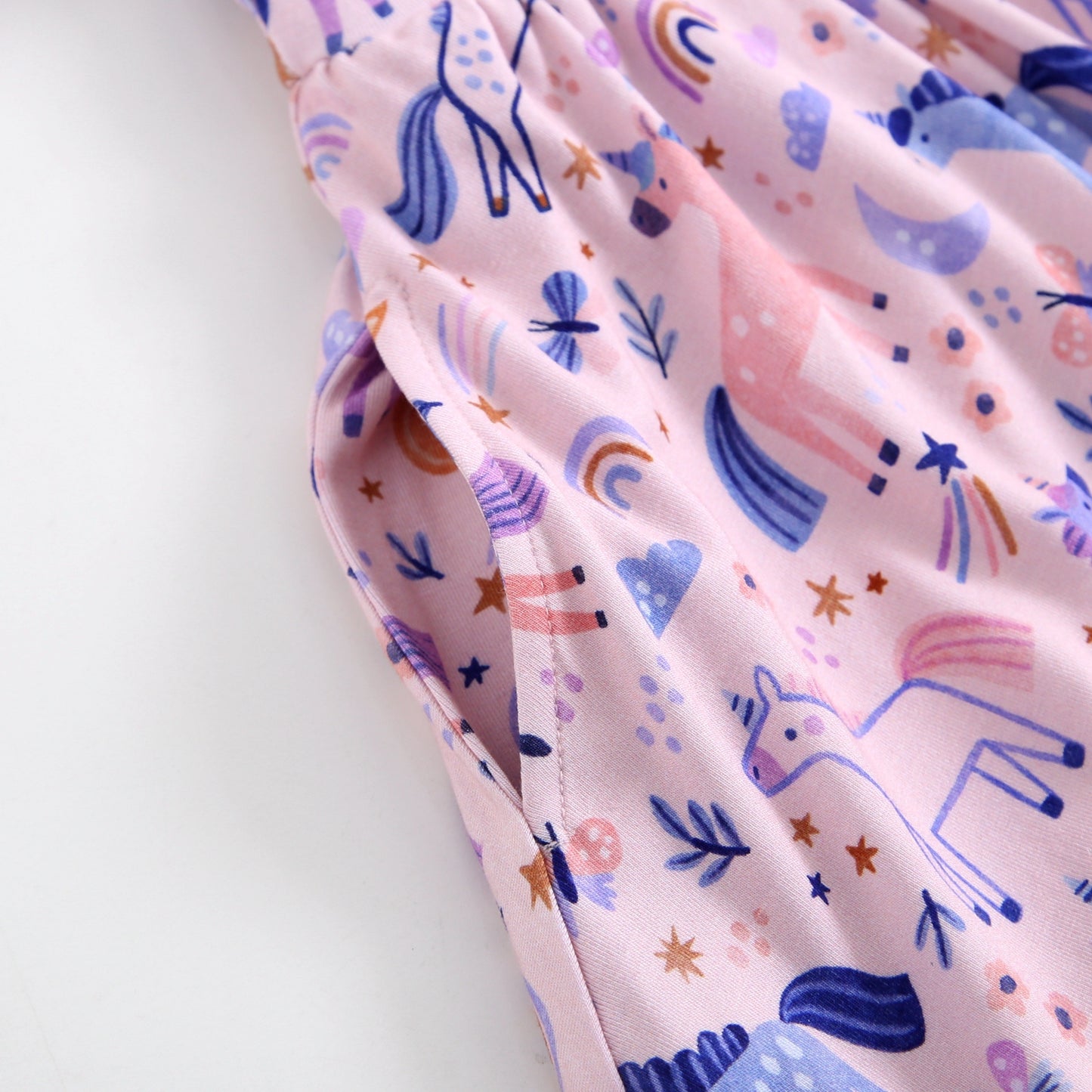 Bamboo Twirl Dress - Unicorns