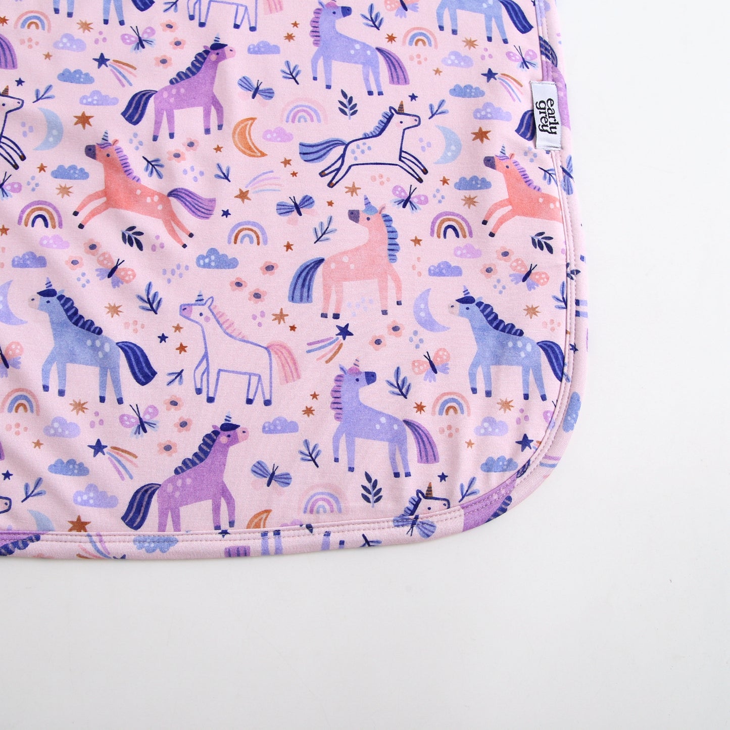 Bamboo/Plush Blanket - 50x70 - Unicorns