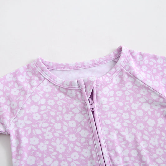 Bamboo Zip Sleeper - Lucy Floral
