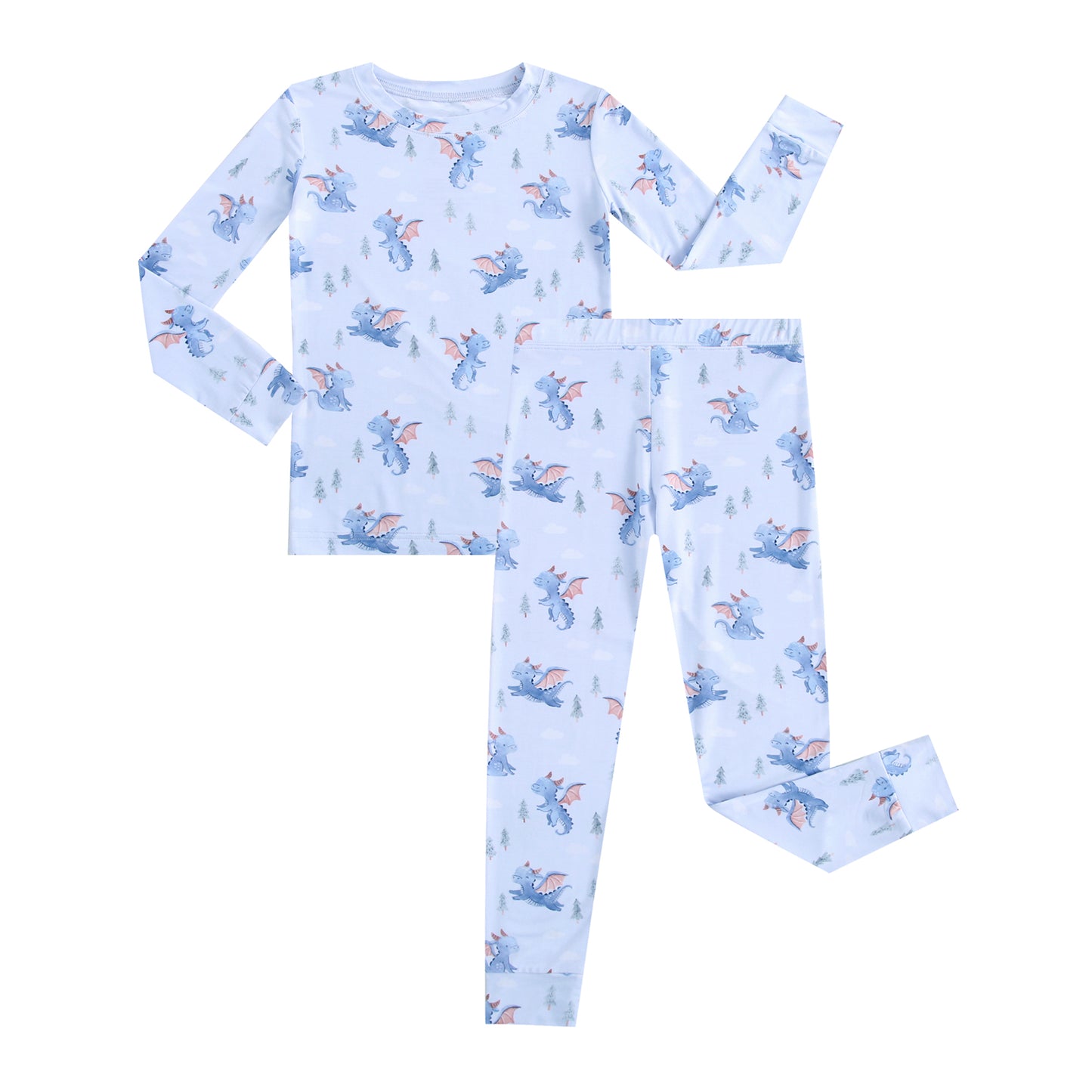 Bamboo 2-Piece Pjs - Dragons