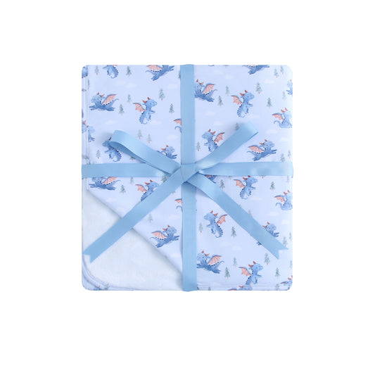 Bamboo/Plush Blanket - 50x70 - Dragons