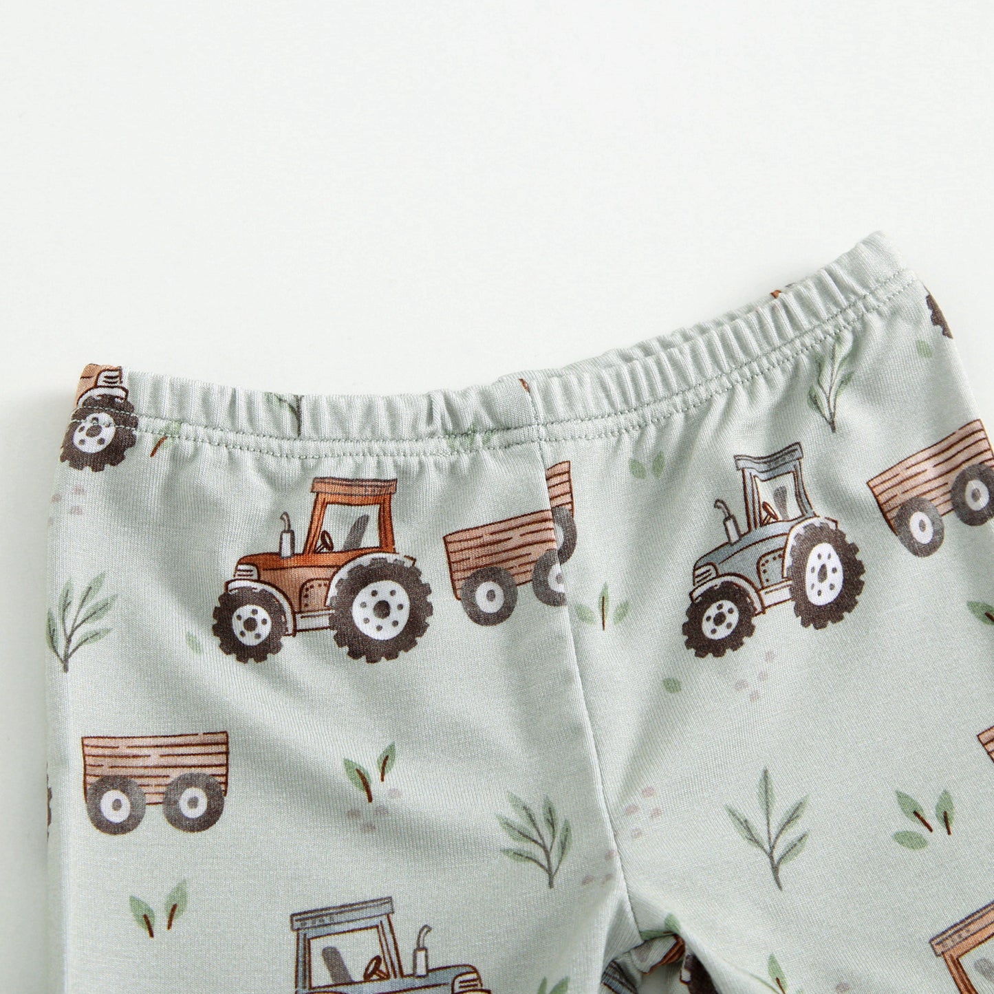 Doll 2-Piece Pjs - Tractors