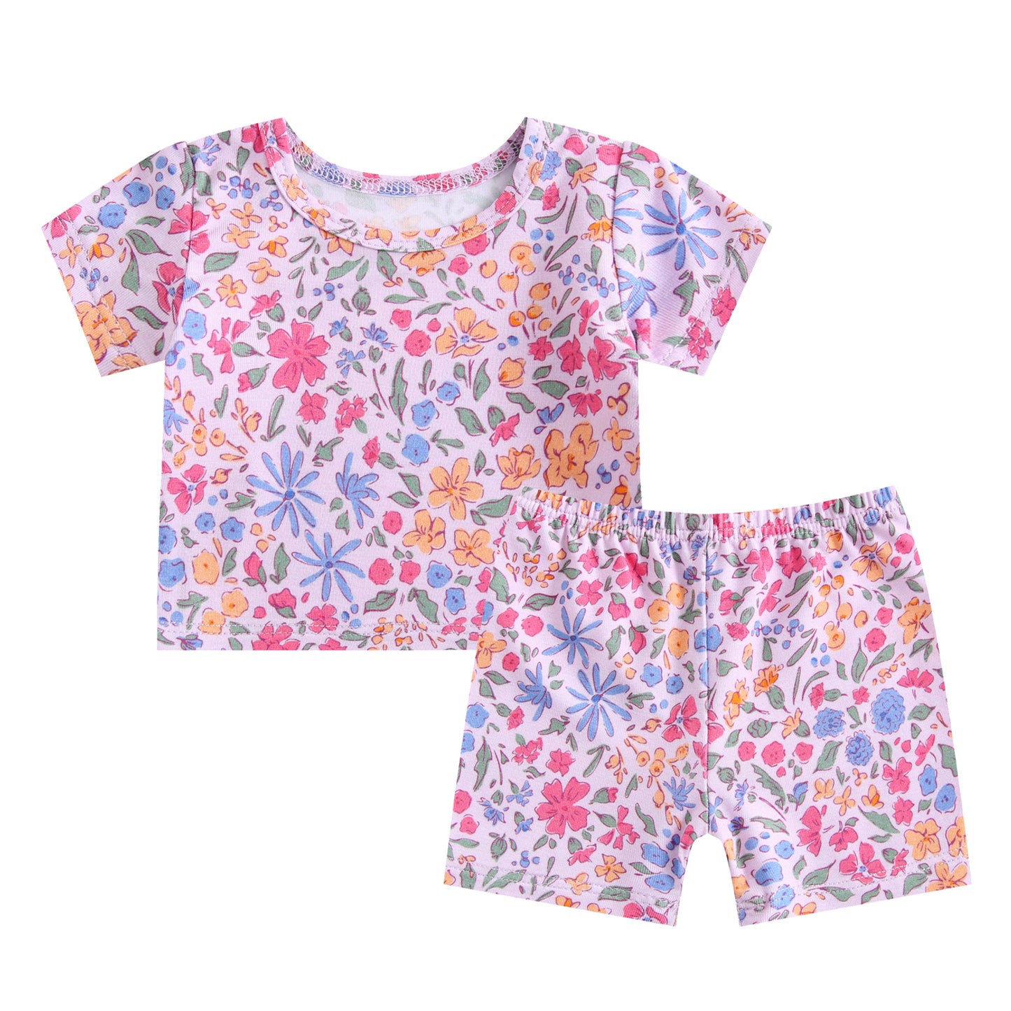 Doll 2-Piece Pjs - Stella Floral