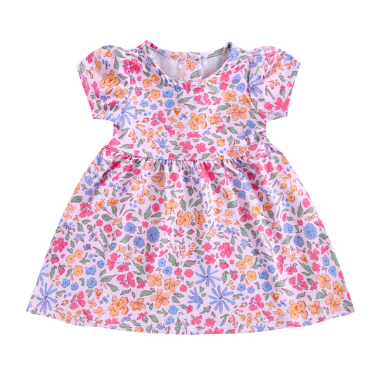 Doll Twirl Dress - Stella Floral