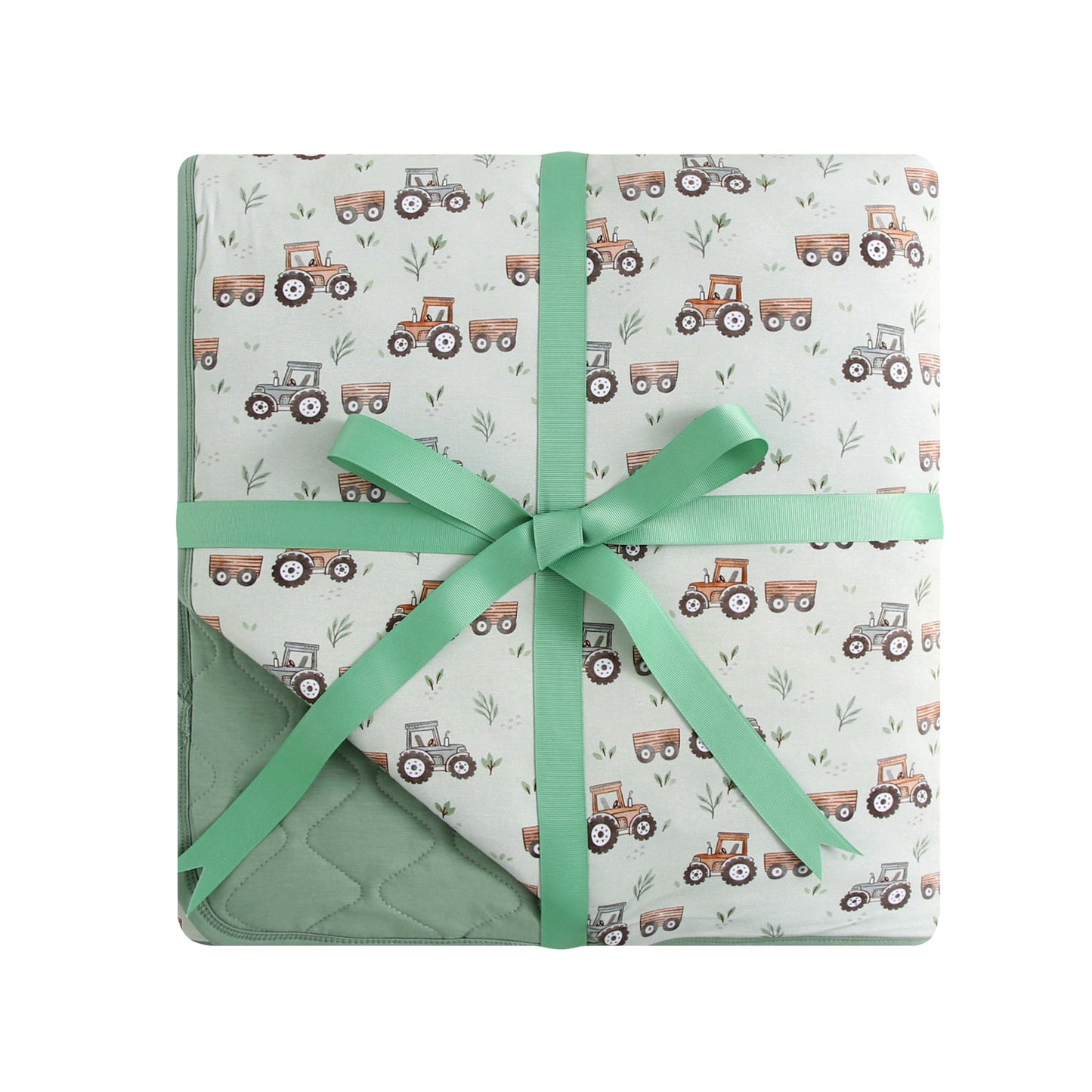 Quilted Bamboo Blanket - 50x70 - Tractors