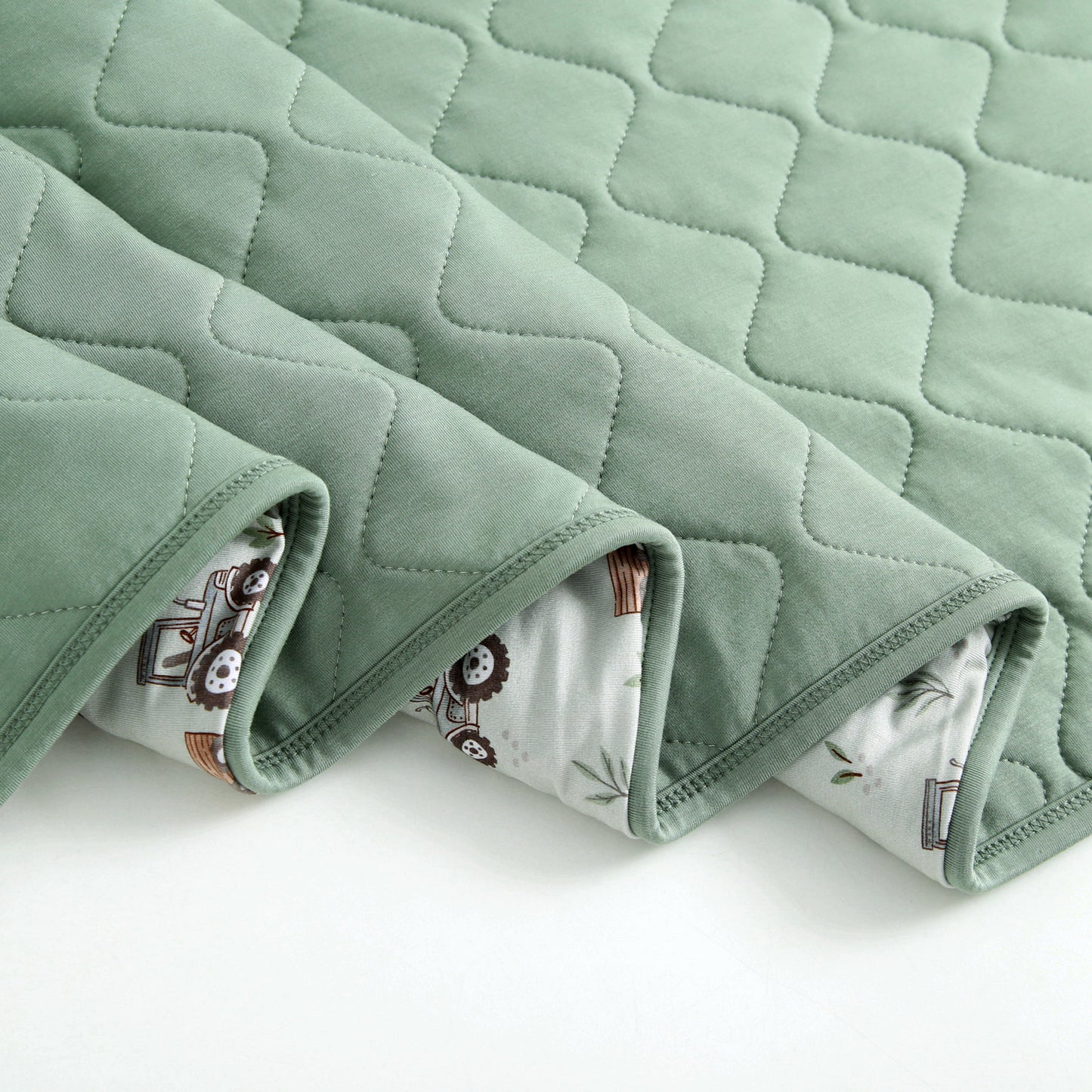 Quilted Bamboo Blanket - 50x70 - Tractors