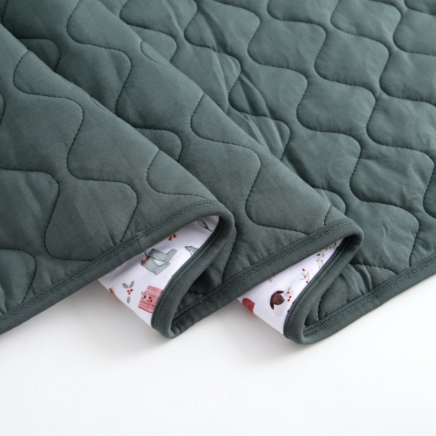 Quilted Bamboo Blanket - 50x70 - Christmas Farm