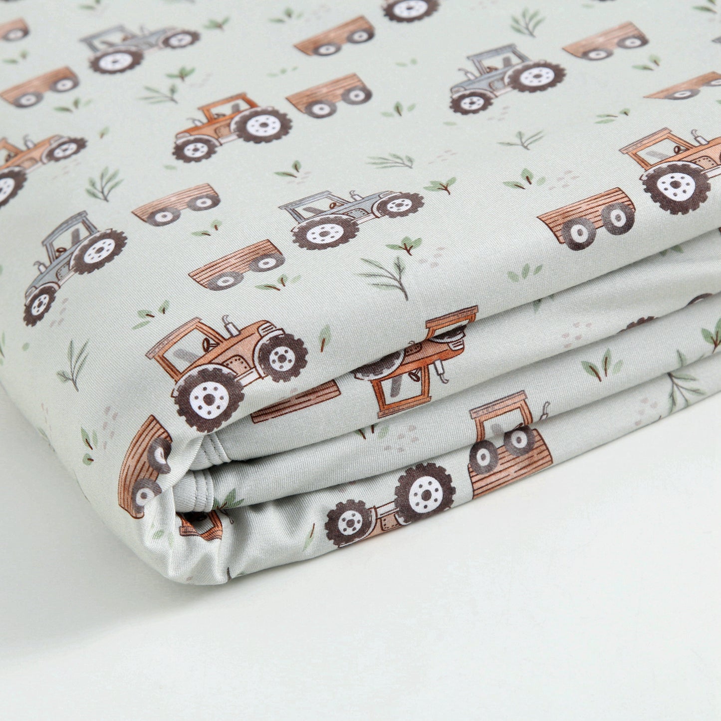 Bamboo/Plush Blanket - 50x70 - Tractors