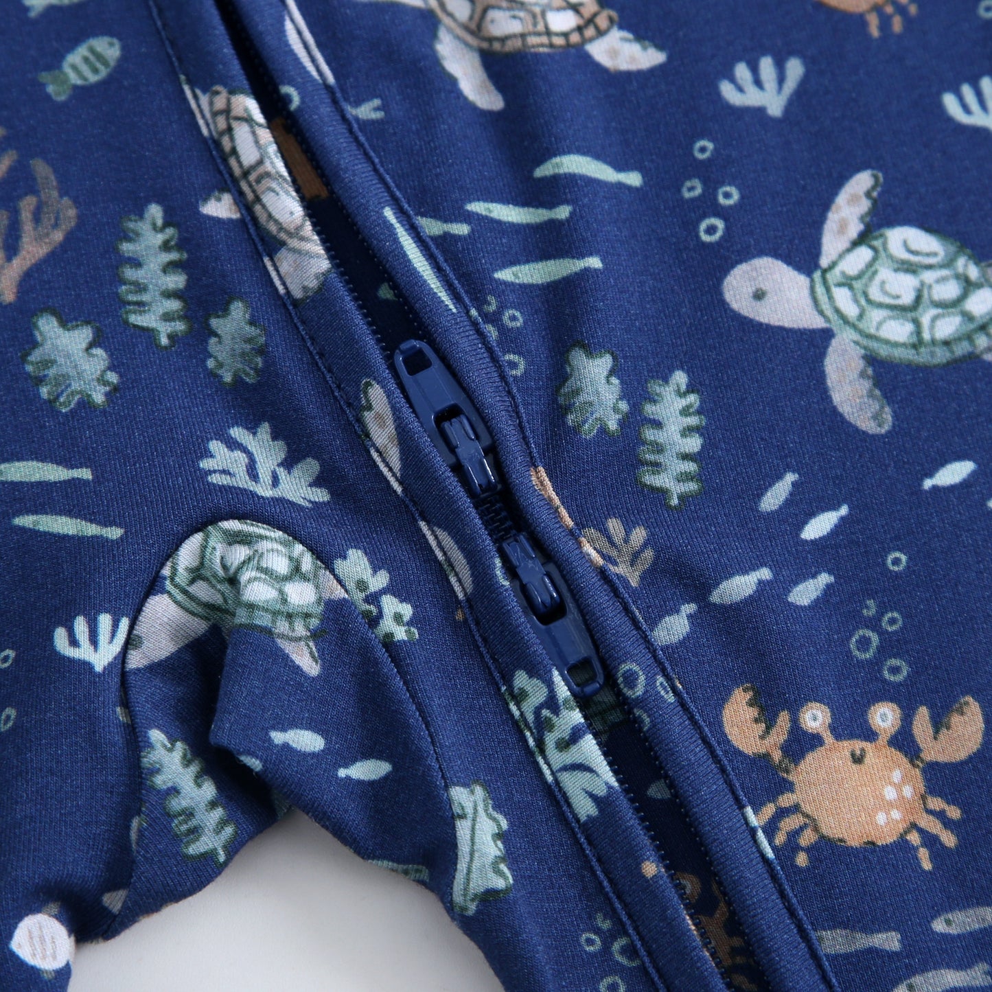 Bamboo Zip Sleeper - Sea Turtles