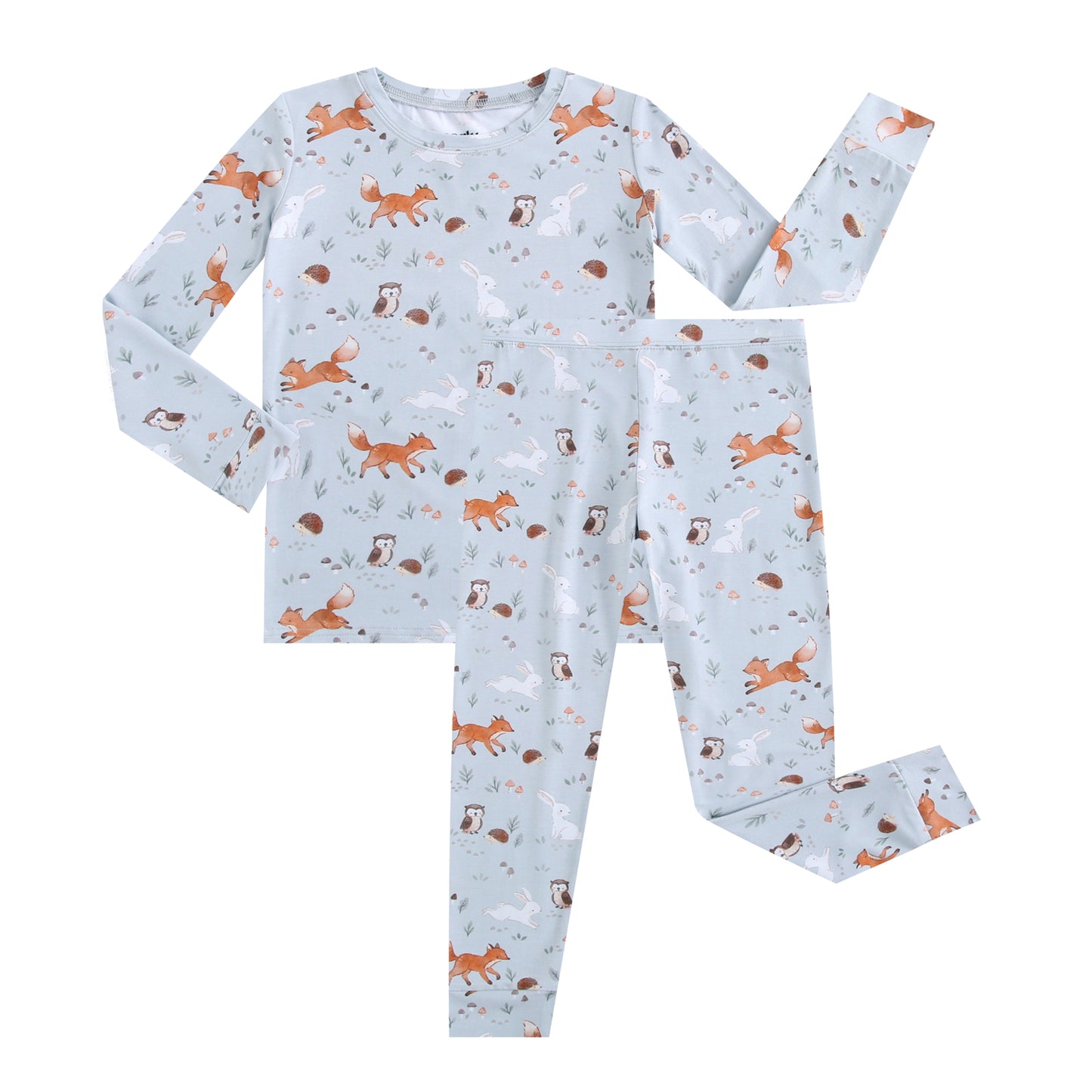Bamboo 2-Piece Pjs - Woodland Animals