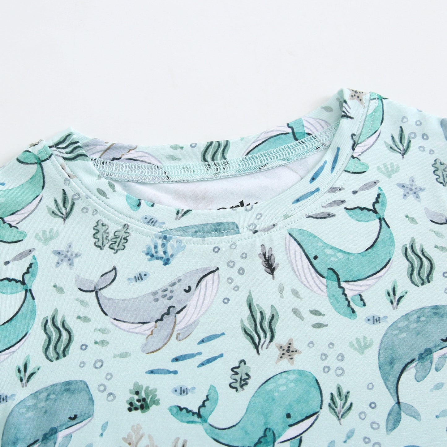 Bamboo 2-Piece Pjs - Whales
