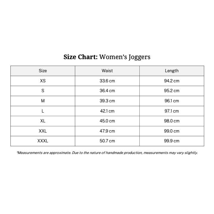 Women's Joggers - Dark Teal Wildflowers