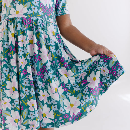 Bamboo Twirl Dress - Delilah Floral