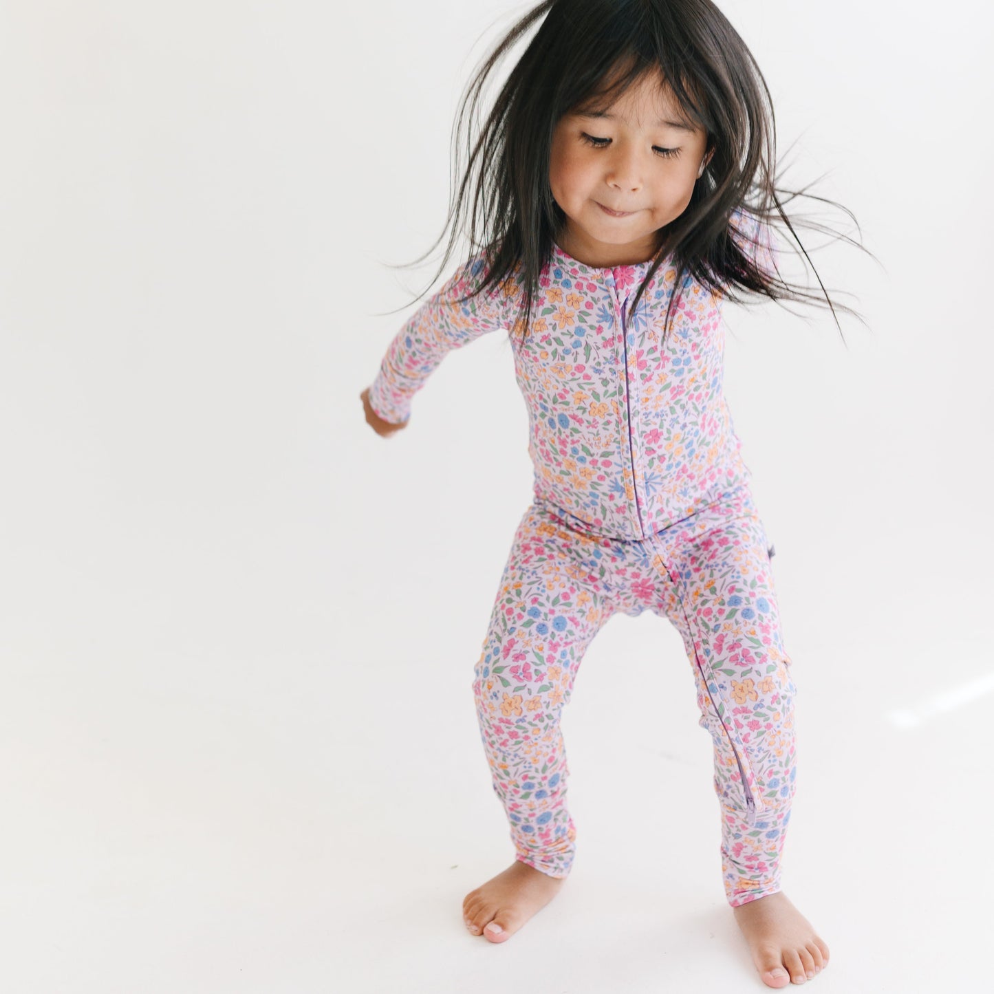 Bamboo Zip Sleeper - Stella Floral