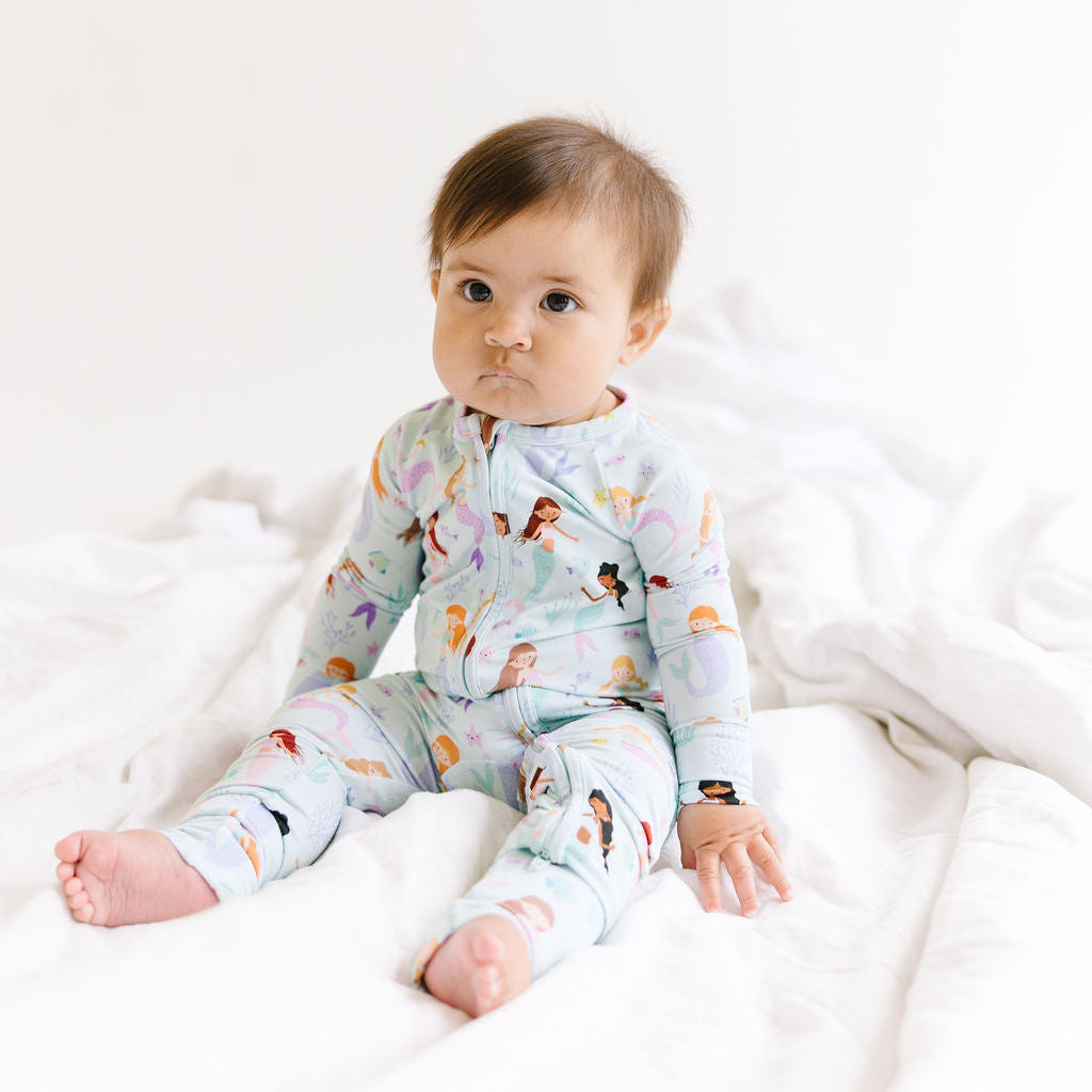 Bamboo Zip Sleeper - Mermaids
